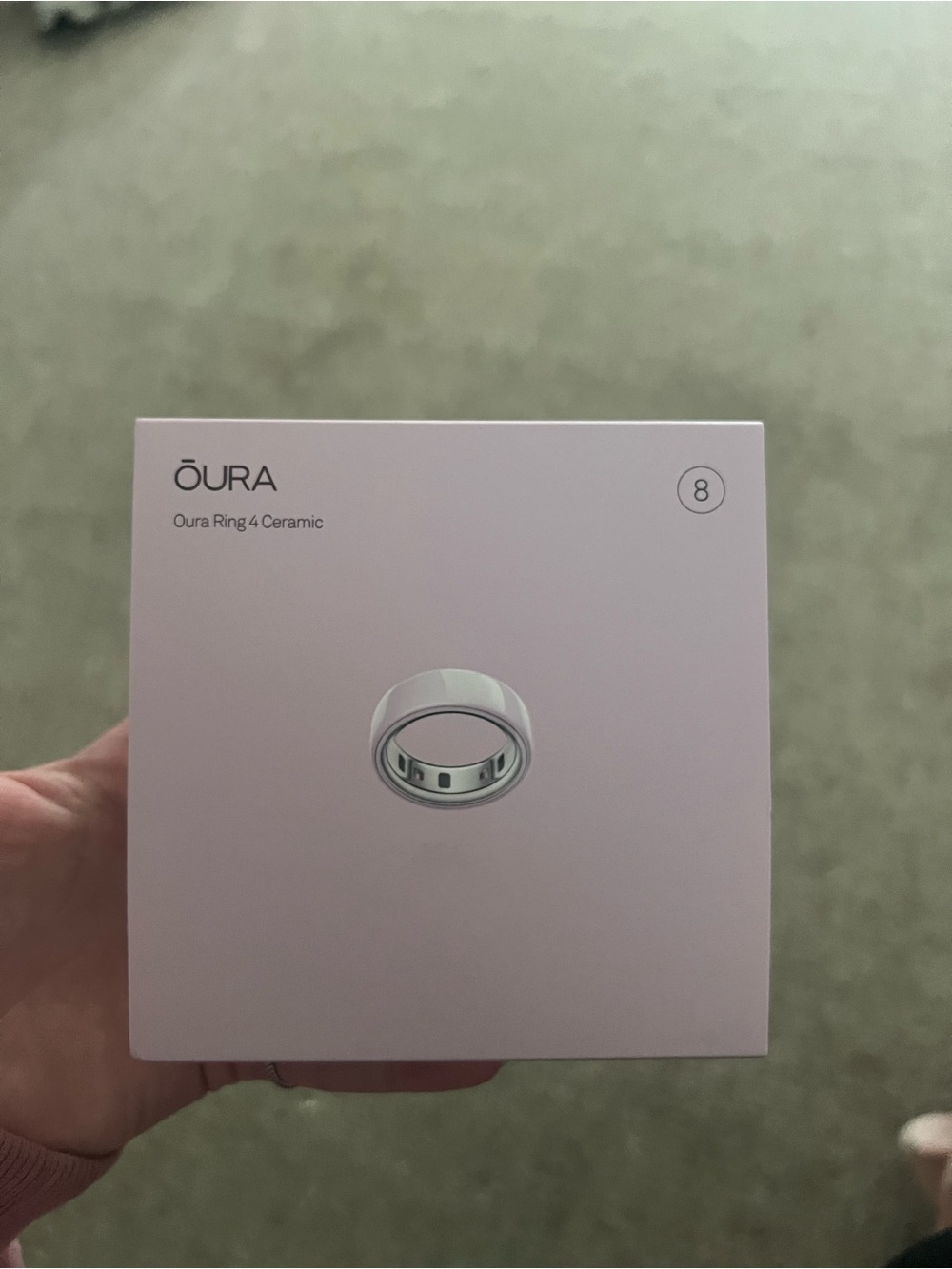Oura ring 4 ceramic (pink)